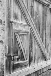 Barn Door in B&W